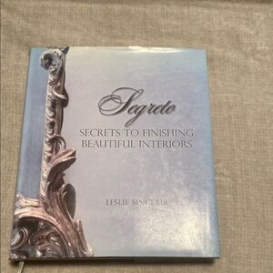 Elegant Interior Design Book with Autograph